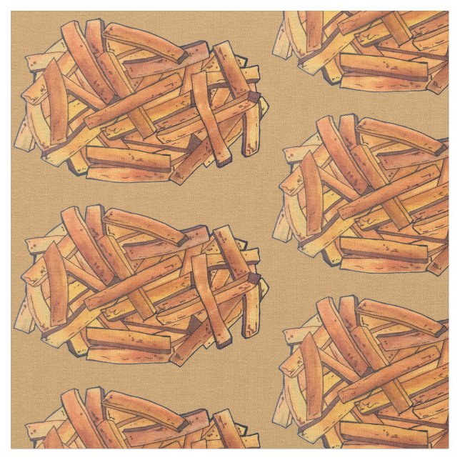 Tela Fry Fry Fries Fried Fried Fried Papas fritas Comid (De cerca)