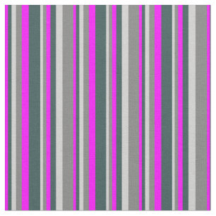 Tela Fuchsia, gris pizarra oscuro, grises claros y gris