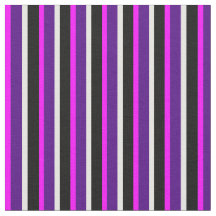 Fuchsia, índigo, crema de menta y patrón negro