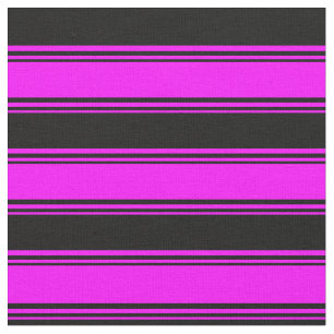 Tela Fuchsia y franjas negras