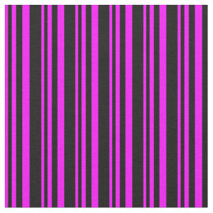 Tela Fuchsia y patrón de lino negro