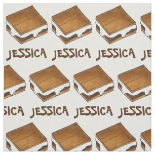 Tela Fuego de Marshmallow personalizado en el campament
