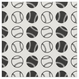 Tela Fun Baseballs Sports Pattern Baseball Tema del bé