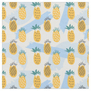 Tela Fun Doodle Pineapple Pattern