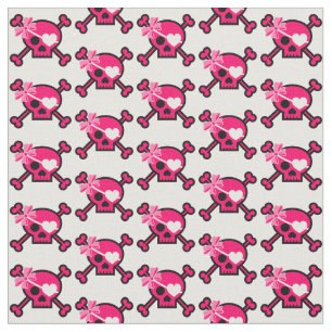Tela Fun Girly Skull