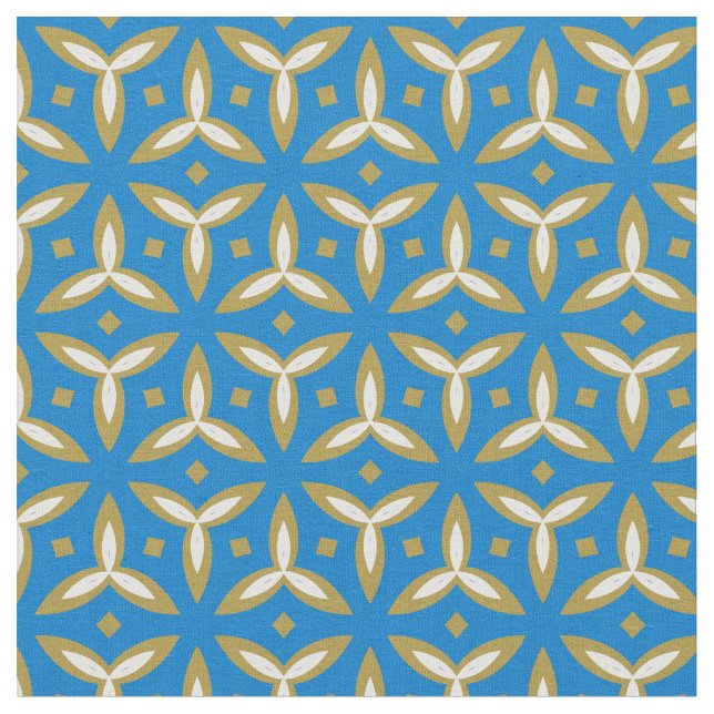 Tela Fun Mid Century Modern Fabric (De cerca)