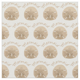 Tela Fun verano vacaciones Mermaid Sand Dollar Art Beac