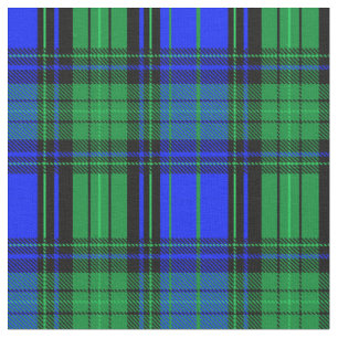 Tela Funda azul y verde escocesa,