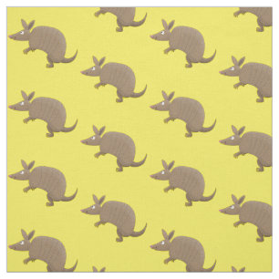Tela Funny armadillo feliz personalizado ilustracion