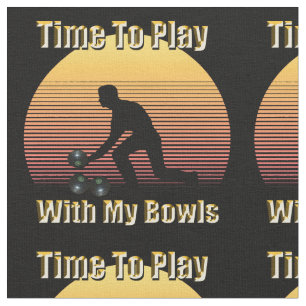 Tela Funny Lawn Bown Playtime Design, Fabric