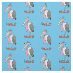 Tela Funny marabou stork personalizado