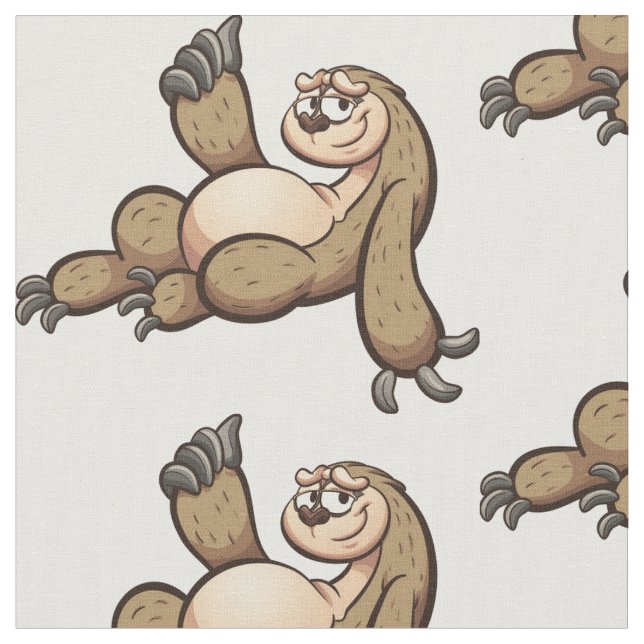 Tela Funny Sloth (De cerca)