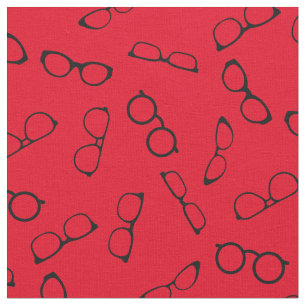 Tela Gafas Optometrist Cute Optometrist Red