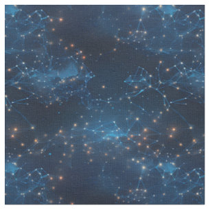 Tela Galaxia Azul Abstracta