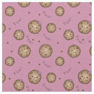 Tela Galletas de microprocesador de chocolate de Kawaii