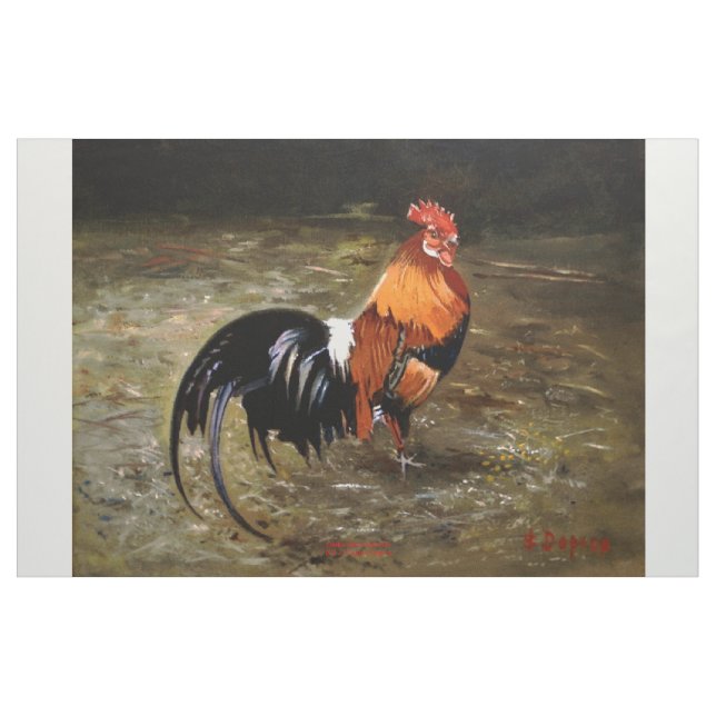 Tela Gallo/Galo/Rooster (Yarda)