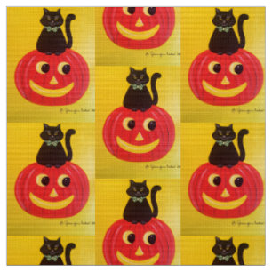 Tela Gatito de Halloween
