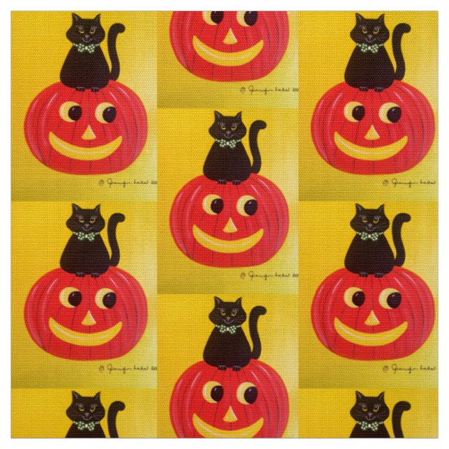 Tela Gatito de Halloween (Retal)