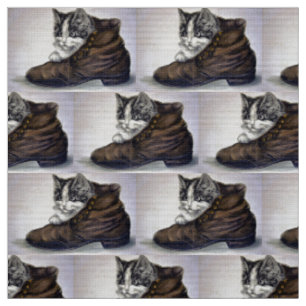 Tela Gatito en un zapato
