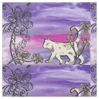 Tela Gato de la mariposa