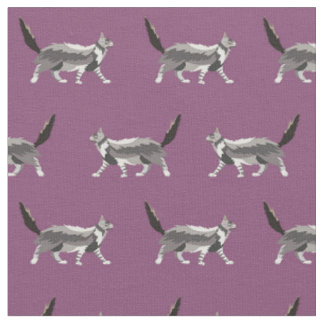 Tela gato de maíz morado