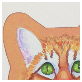 Tela Gato de Tabby con almohada de ratones bailarines