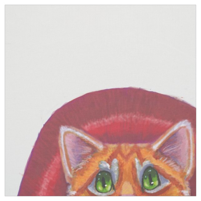 Tela Gato de un vampiro de Halloween con tabby (Retal)