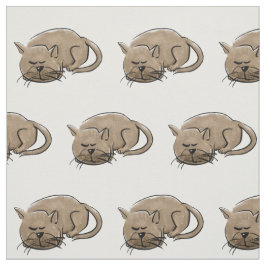 Tela Gato del dibujo animado - gato napping