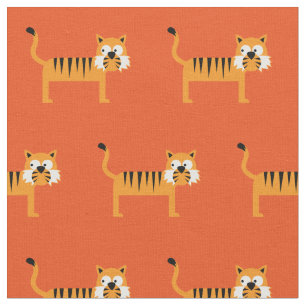 Tela Gato del Naranja de enfermería de bebé de tigres t