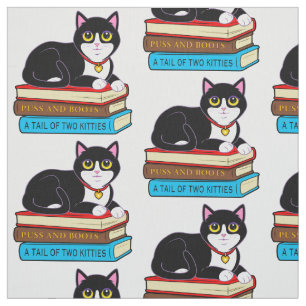 Tela Gato del smoking en los libros