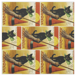 Tela Gato negro de Halloween