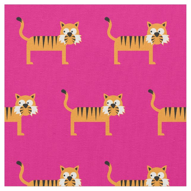 Tela Gato rosa de bebé de tigre lindo (De cerca)