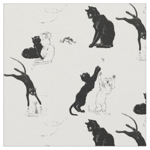 Tela Gatos de cosecha por Théophile Steinlen