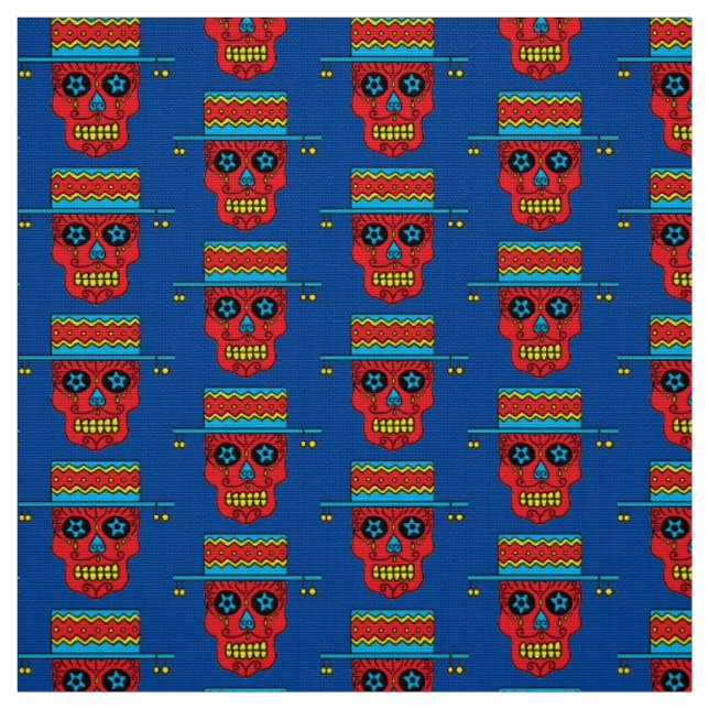 Tela Gaucho Sugar Skull (Retal)