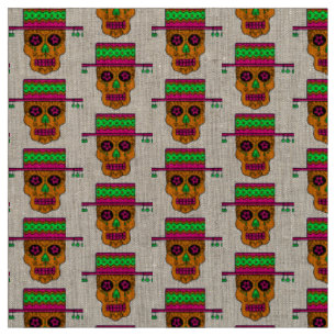 Tela Gaucho Sugar Skull