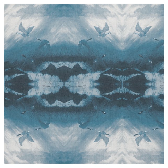 Tela Geese azul (Retal)