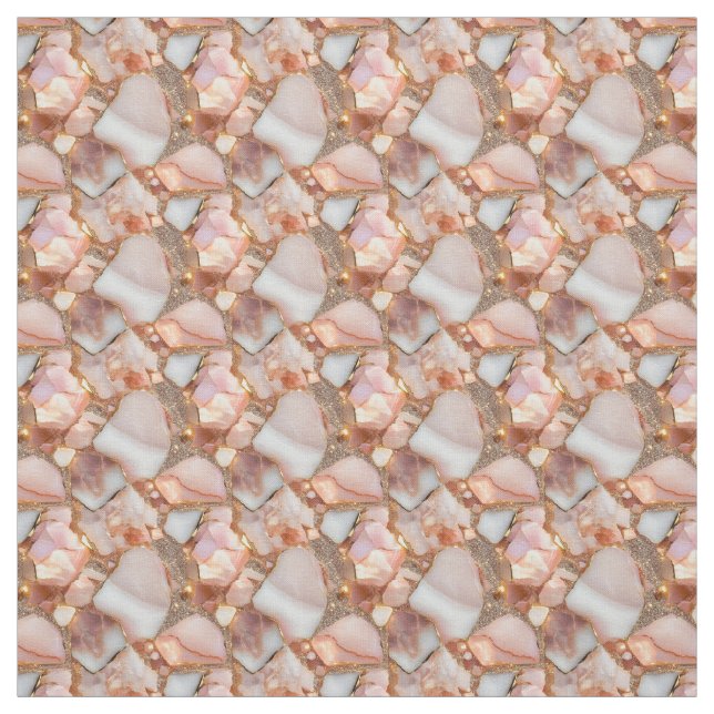 Tela Gemas de oro Rosa (Retal)