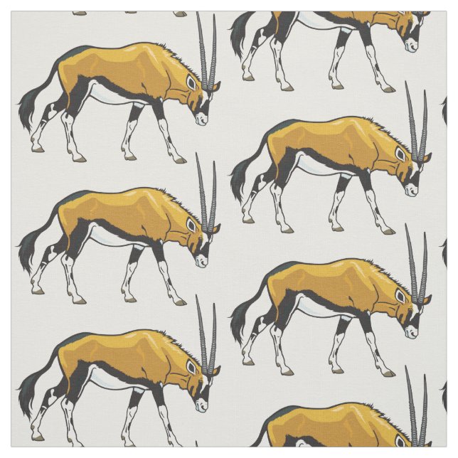 Tela Gemsbok, gemsbuck o oryx sudafricano (Retal)