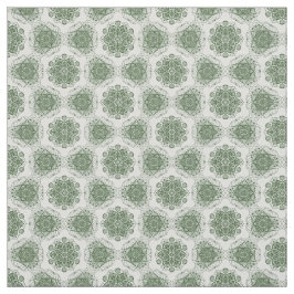 Tela Geometría verde Mandala