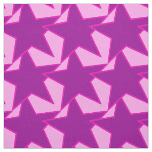 Tela Geométrica de estrella moderna - amatista morado y