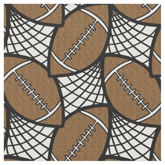 Tela geométrica del modelo del doodle del fútbol (De cerca)