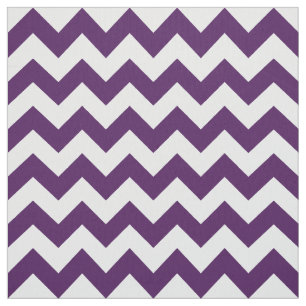 Tela geométrica del zigzag púrpura y blanco