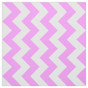 Tela geométrica del zigzag rosado y blanco