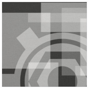 Tela Geométrica Gris Metálico