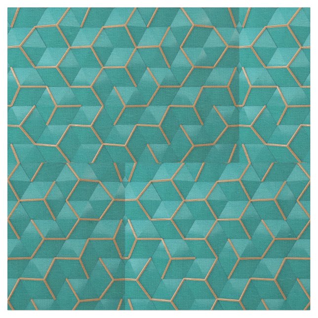 Tela geométrico (De cerca)