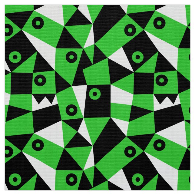 Tela Geométrico Abstracto 030919 - Verde Primavera (Retal)