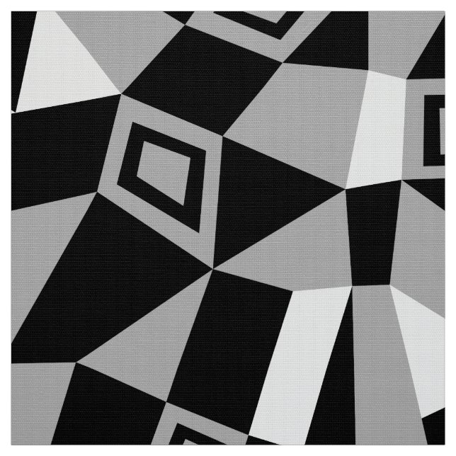 Tela Geométrico Abstracto 050919 - Gris (Retal)