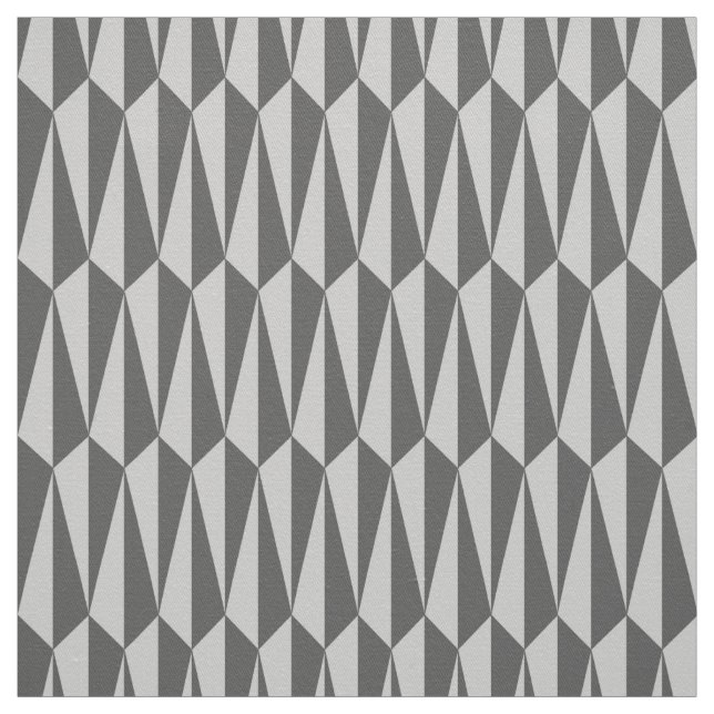 Tela Geométrico de mediados de siglo, tonos de gris (Retal)