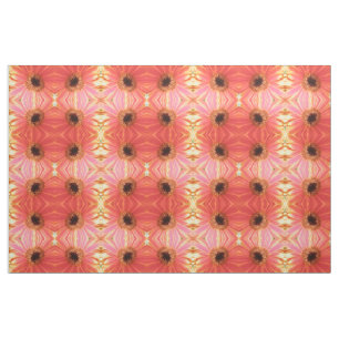 Tela Gerbera Daisy Flower Floral Pattered Craft Fabric