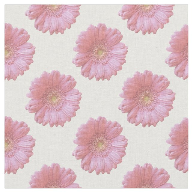 Tela Gerbera daisy rosa pálido (De cerca)